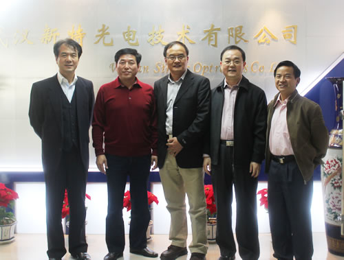 武漢市人民政府副秘書長(zhǎng)高丹彥、武漢市僑聯(lián)主席秦鋒等一行到我司調(diào)研